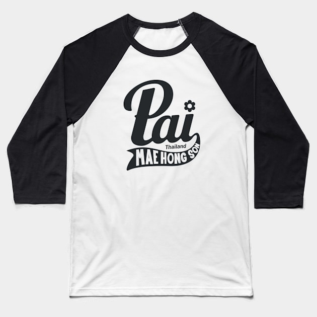 Embrace Pai's Bohemian Charm with Our Unique Shirt Design Baseball T-Shirt by Boogosh